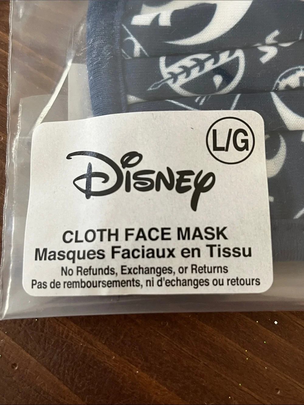 Lot of 2 Disney Parks matching reusable face masks Star Wars